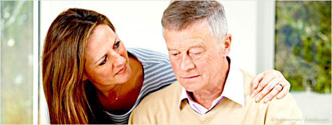 Bild:Trennung und Scheidung wegen Alzheimer