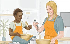 Wie ein Kind nach Trennung an neue Wohnung gewöhnen?