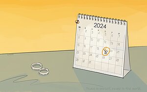 Trennung im Januar oder Dezember für Scheidung?
