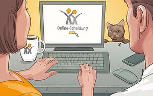 Gibt es eine Online-Scheidung? Ja.