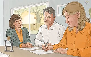 Konten offenlegen für die Scheidung - wie genau?
