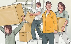 Wie wird der Hauptwohnsitz des Kindes bestimmt?